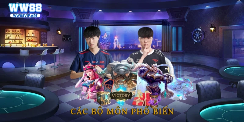 Các bộ môn phổ biến
